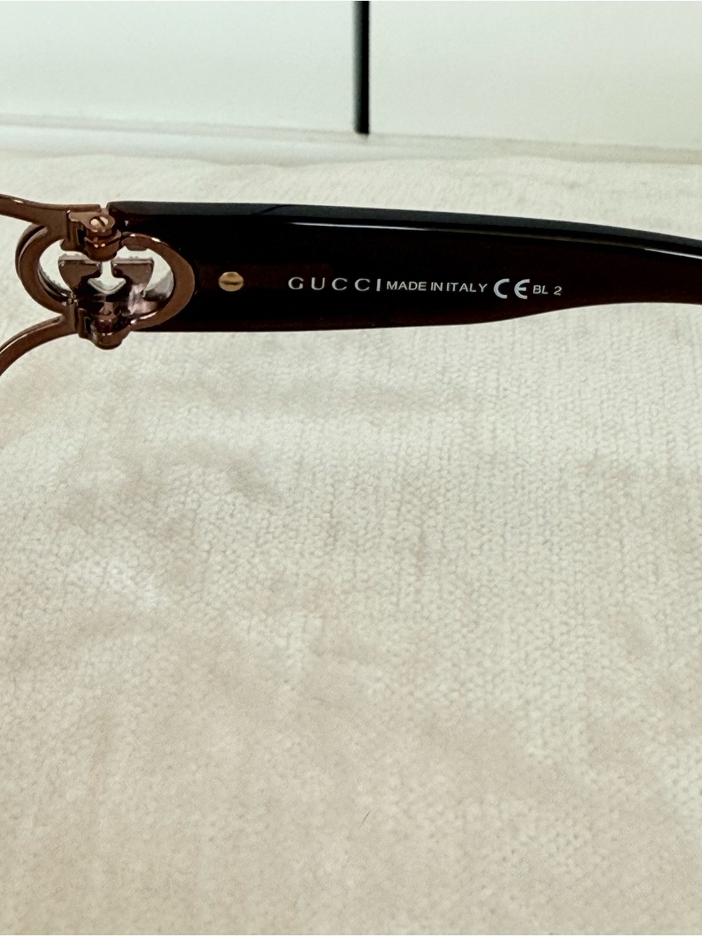 Gucci Brown Gradient Rimless Women's Sunglasses - Picture 8 of 14